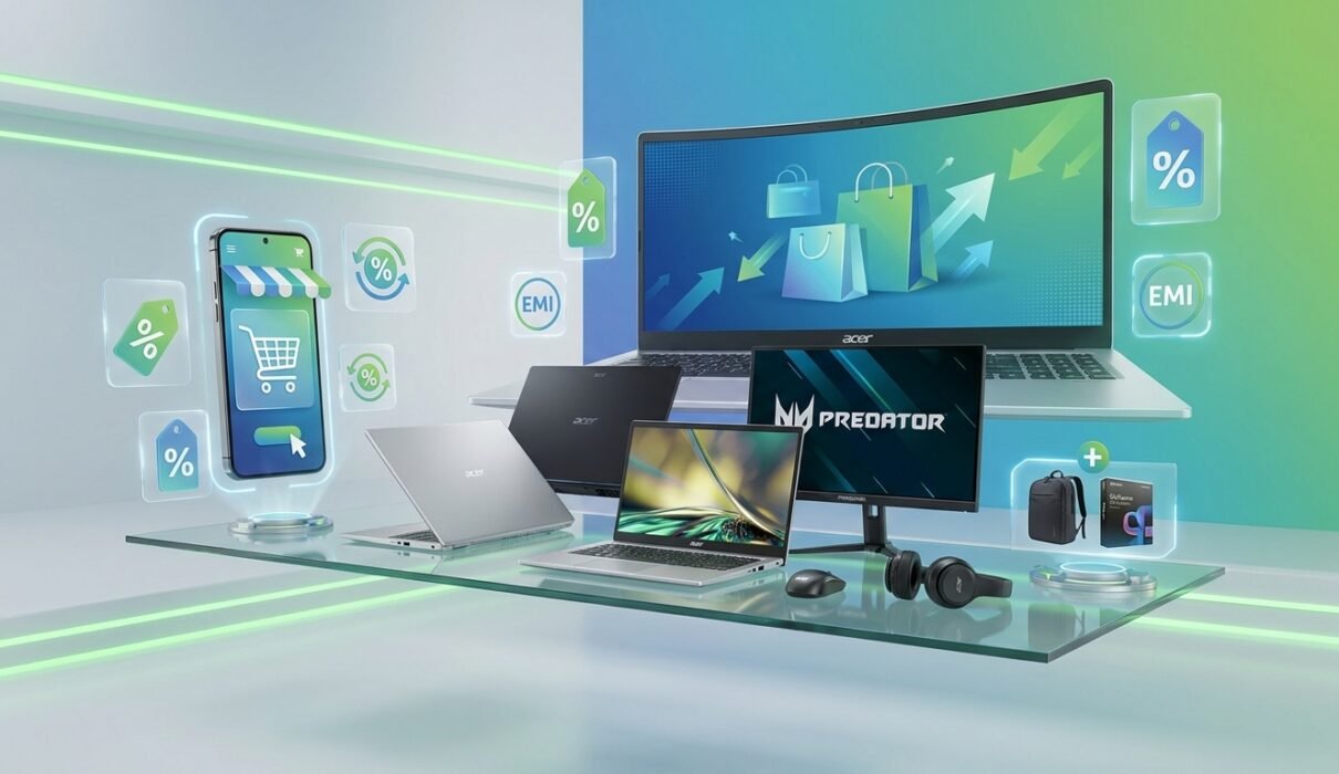 Acer Launches Online Exclusive Deals With Cashback, EMI, And Bundled Offers