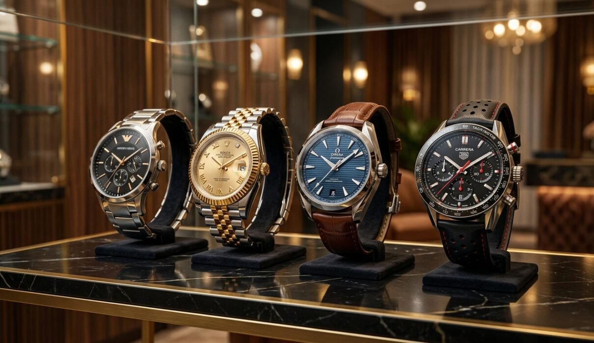 Discover 4 Elegant Watches From Armani To Rolex That Combine Luxury And Precision