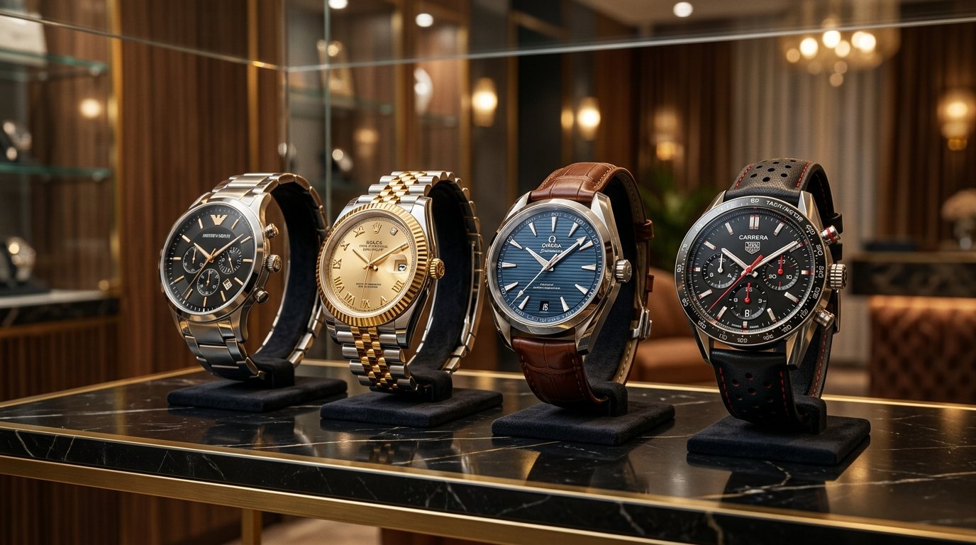 Discover 4 Elegant Watches From Armani To Rolex That Combine Luxury And Precision