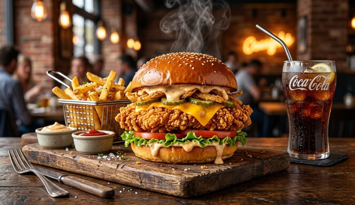 Easy Crispy Chicken Burger Recipe For A Restaurant Style Meal At Home