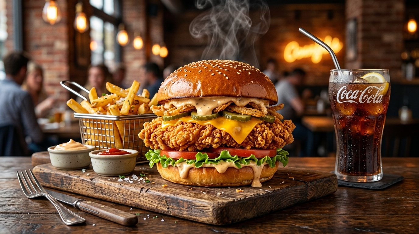 Easy Crispy Chicken Burger Recipe For A Restaurant Style Meal At Home