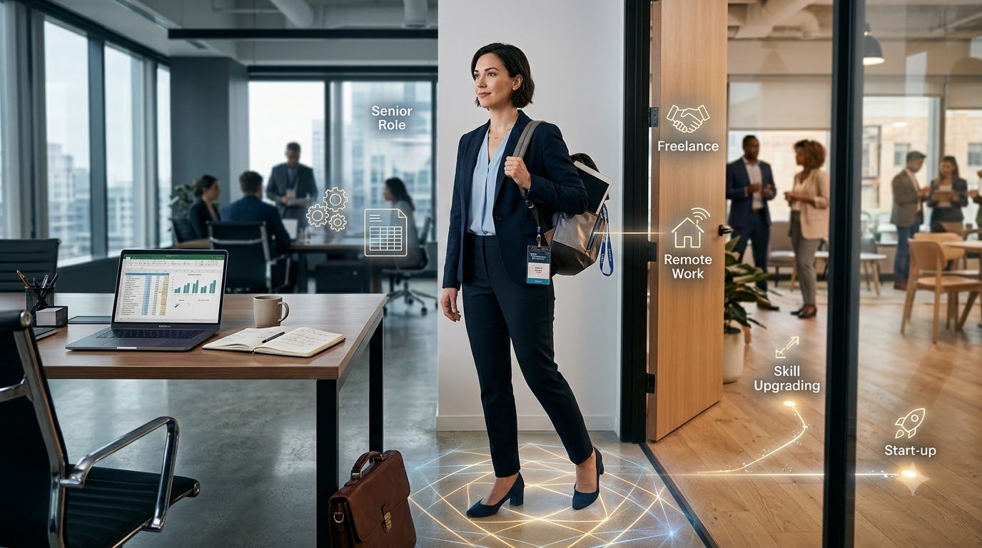One Foot In, One Foot Ready: Why Career Cushioning Is The New Job Security