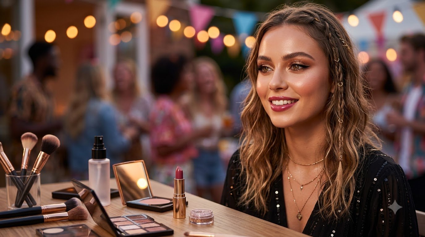 Shine Bright All Night: Easy Makeup Looks For Every Festival And Party