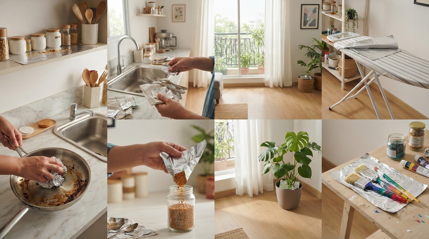 Aluminium Foil Hacks: 8 Clever Ways To Use It Around The House