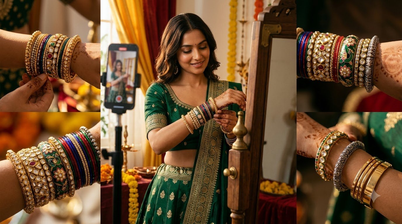 From Weddings To Reels: Why Everyone's Obsessed With Indian Bangles