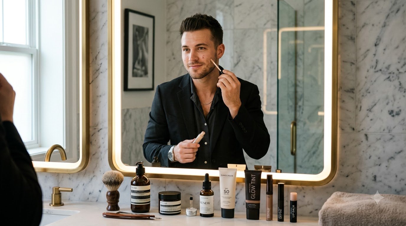 The New Face of Masculinity How Skincare Led Men to Makeup