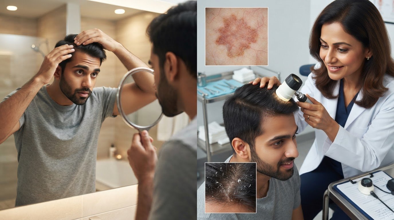 Think It’s Dandruff? These Scalp Changes Could Be Signs Of Skin Cancer