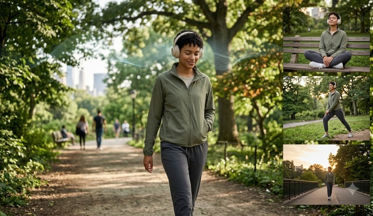 Walk, Listen, Relax: The Mental Health Benefits Of Music On The Move