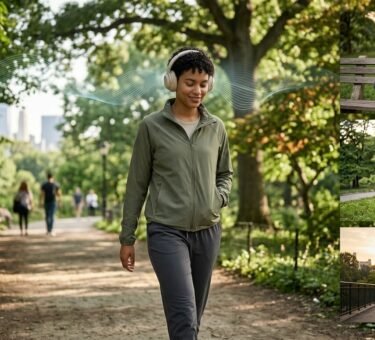 Walk, Listen, Relax: The Mental Health Benefits Of Music On The Move