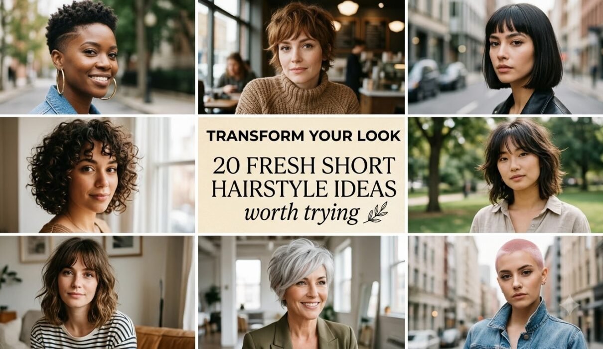 Transform Your Look: 20 Fresh Short Hairstyle Ideas Worth Trying